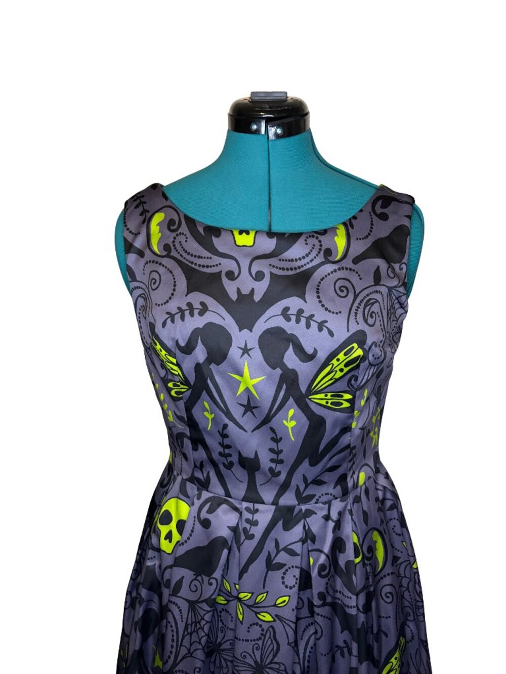 Lindy Bop Lana Gothic Dress, Halloween Size US 10